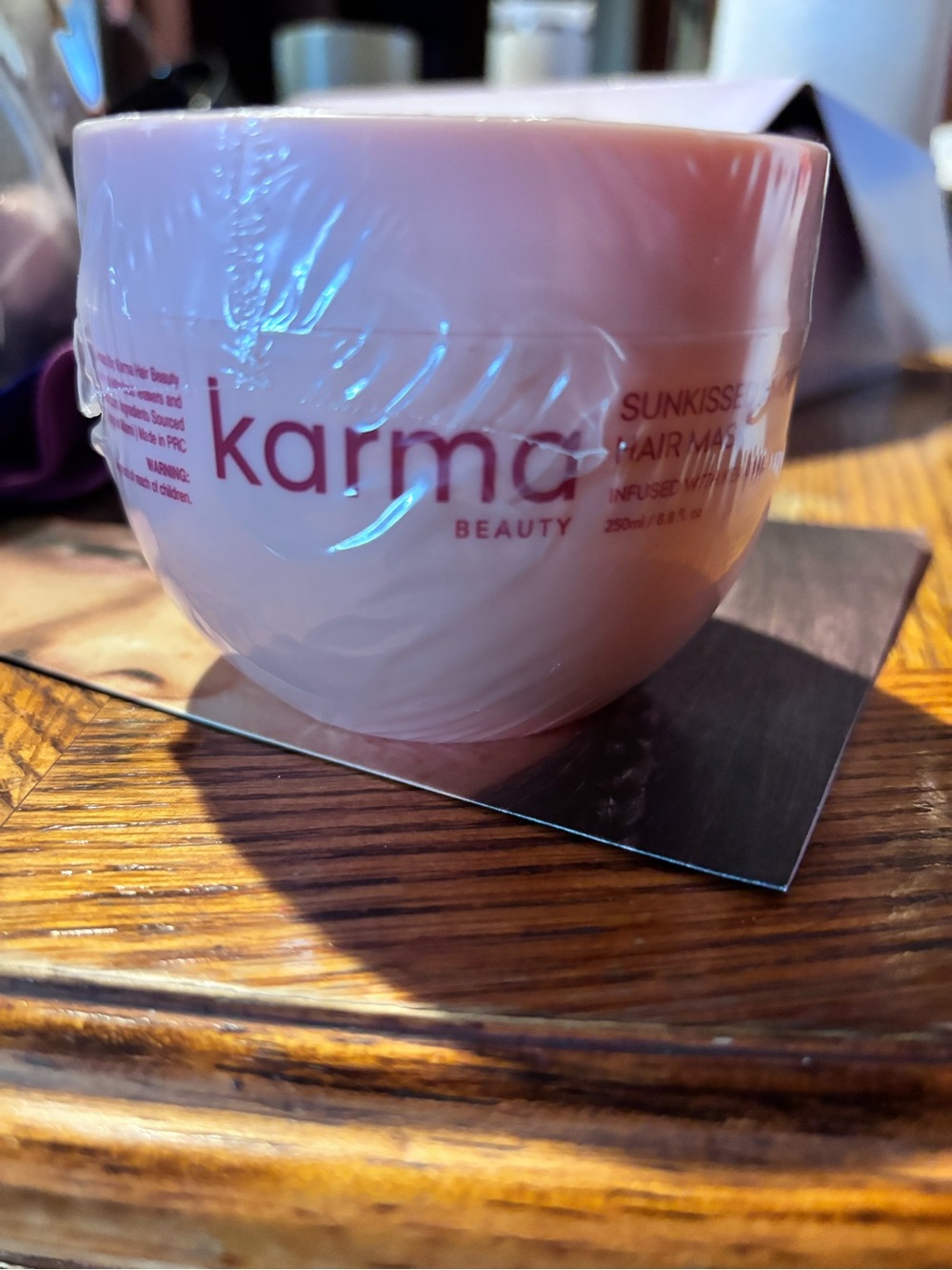 New! Karma beauty Sunkissed Hair Mask — Pink